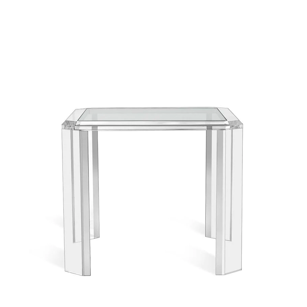 acrylic square game table