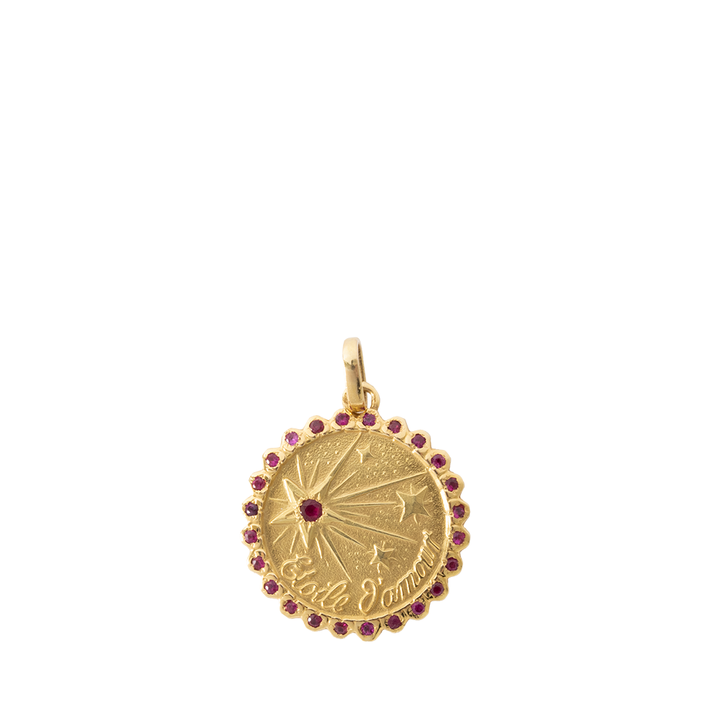 Vintage Ruby Etoile D’Amour Charm
