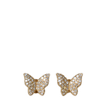 Diamond Butterfly Stud Earrings