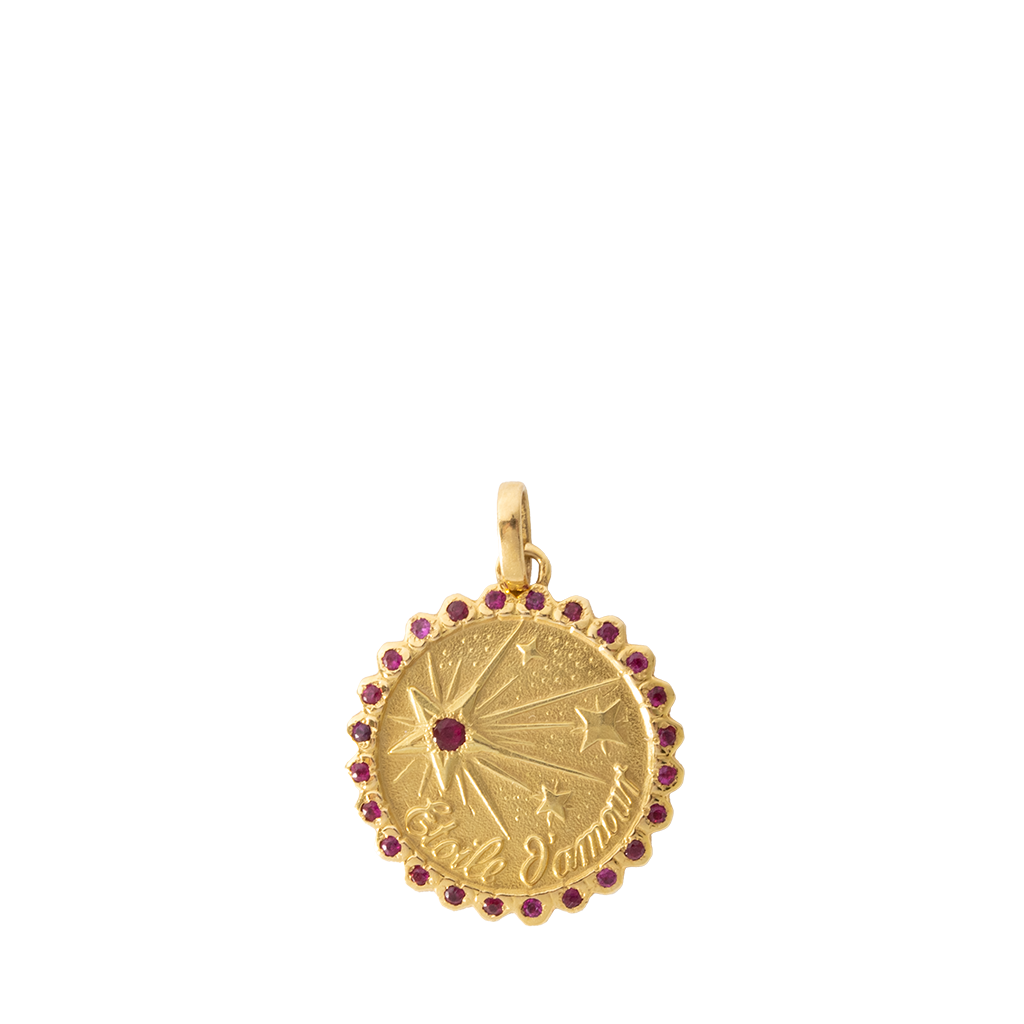 Vintage Ruby Etoile D’Amour Charm