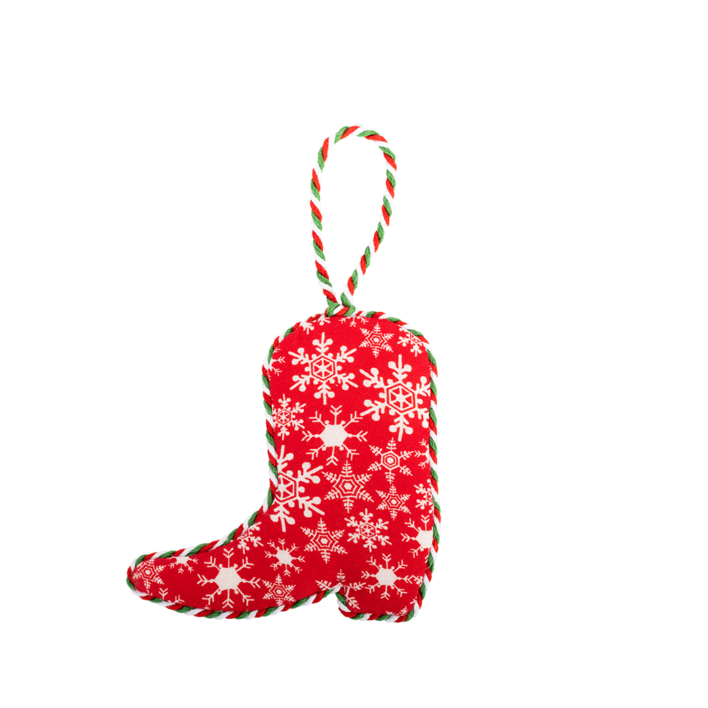 Needlepoint Boot Ornament