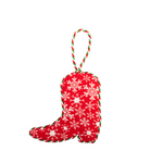 Needlepoint Boot Ornament