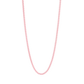 baby pink corded necklace