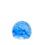 Bright Blue Paperweight arial view