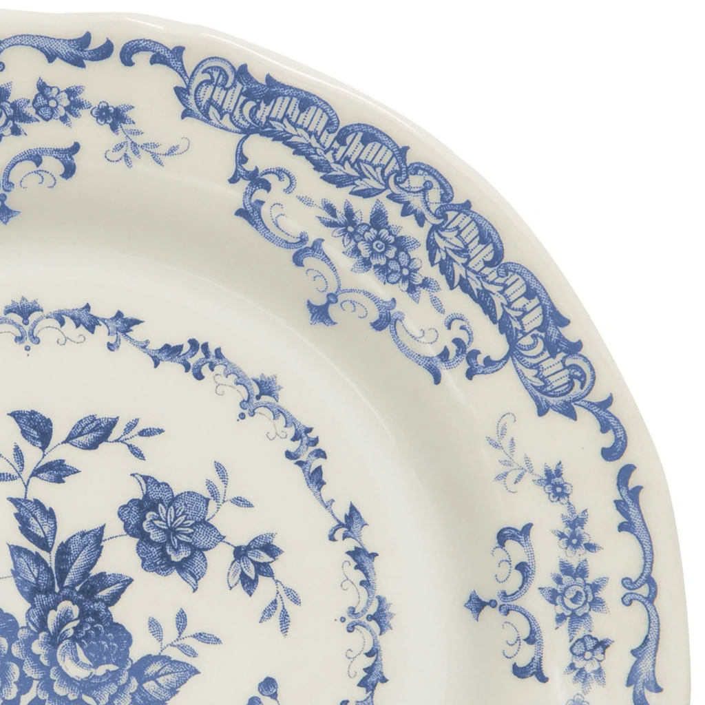 Cobalt Floral Dinner Plate