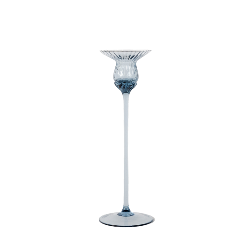 blue medium candlestick