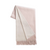 Reversible Throw Blanket, Pink Powder and Ivory