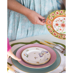 Butterfly Bread and Butter Plate on Tablescape