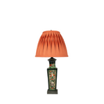 Famille Noire Lamp with Custom Coral Shade