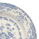 Cobalt Floral Fruit Plate