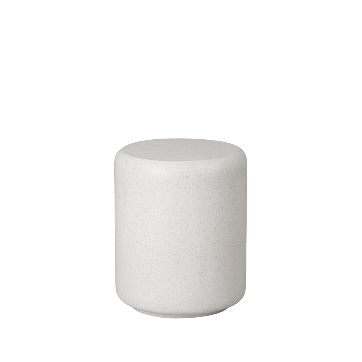 white garden stool