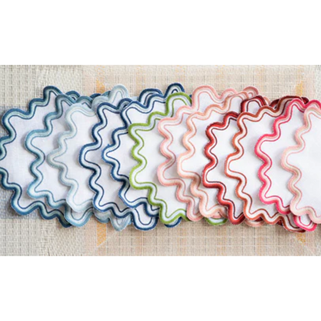 Set of 6 Wave Coasters