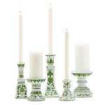 Countryside Floral Pillar Candlestick, Large