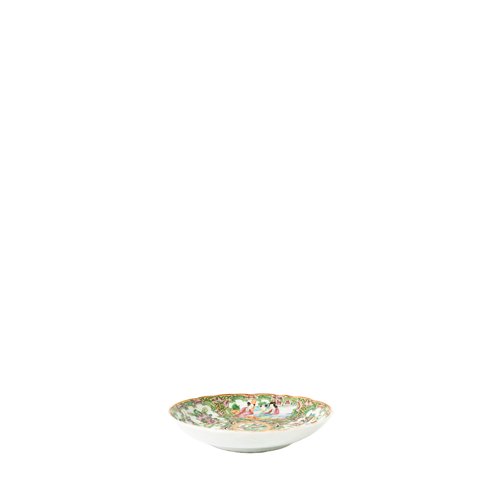Canton Rose Medallion Saucer