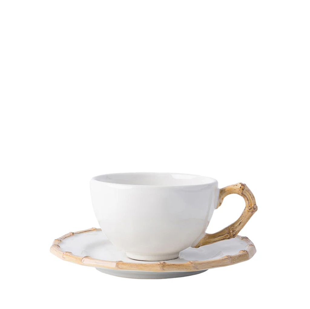 Juliska Classic Bamboo Natural cup and saucer