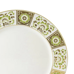 Green Derby Panel Dinner Plate