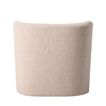 Beige cushion on a white background