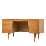 Mid Century White Oak Desk