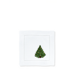 Christmas Tree Cocktail Napkins, Set of 4