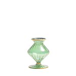 green scallop vase