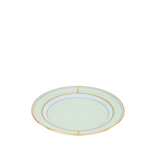 green blue and gold plate