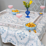 Floral Trellis Game Table Topper