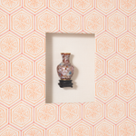 Miniature Cloisonné Vase on Sunset Geo II