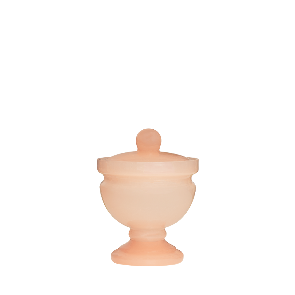 French Opaline Glass Jar