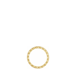 Rose Cut Band, Yellow Gold