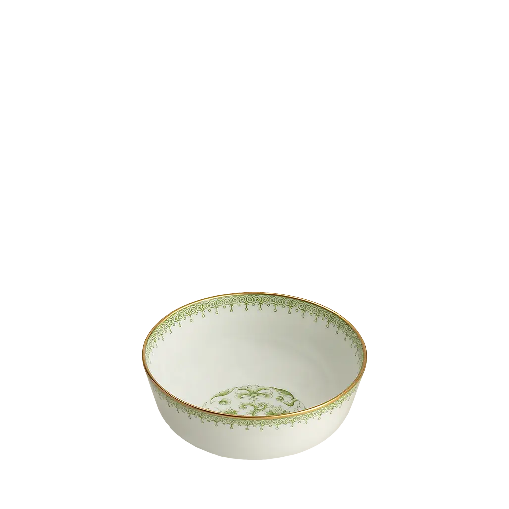 Lace Dessert Bowl, Green Apple