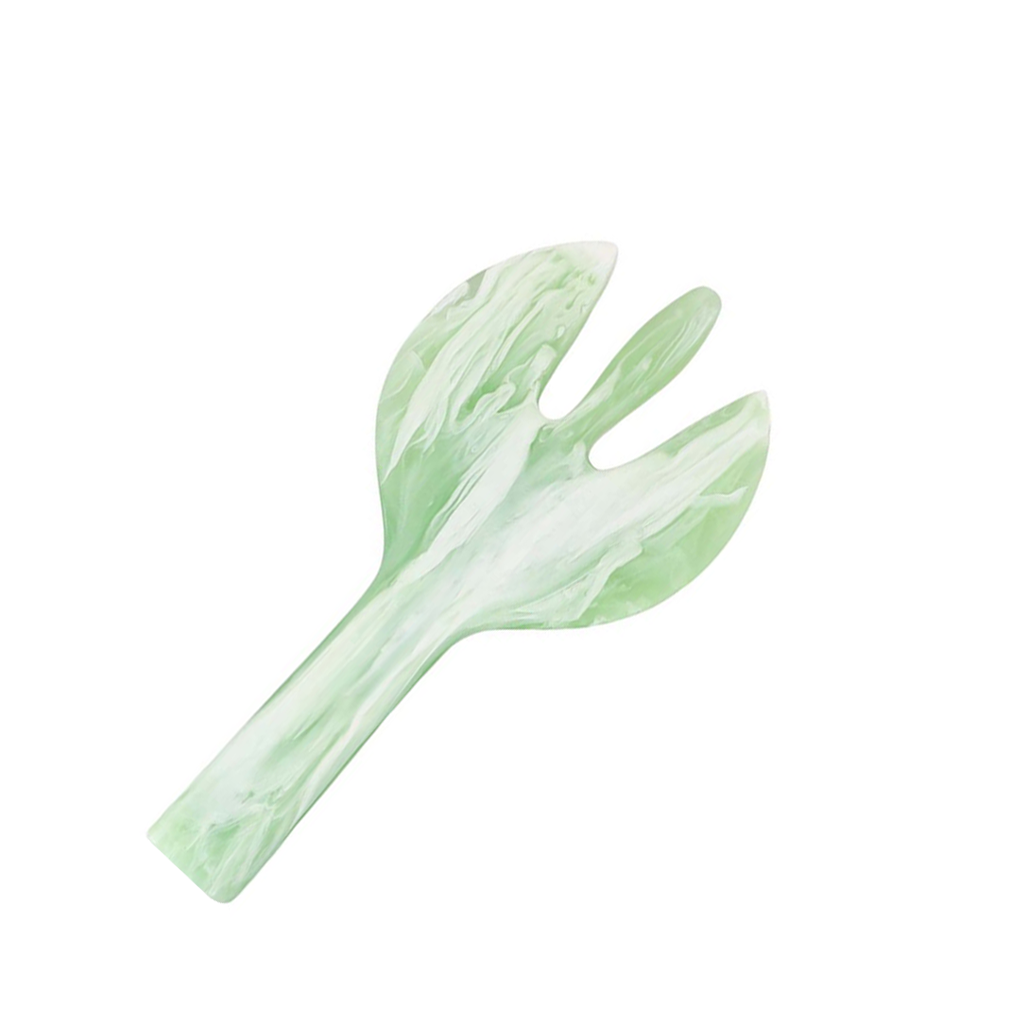 Green Jumbo Resin Salad Server