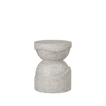 white garden stool