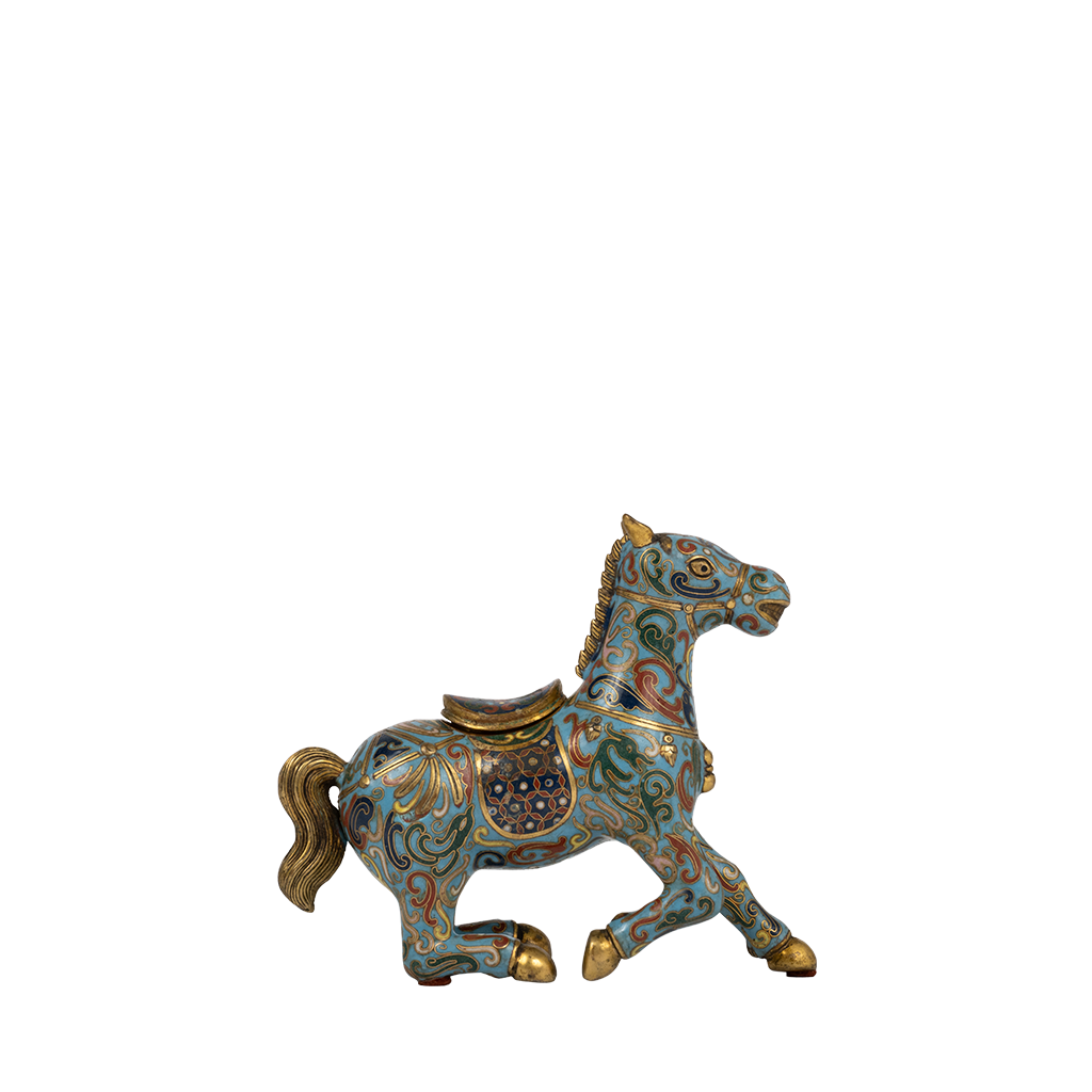 Cloisonne Horse side view