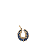 Sapphire Horseshoe Charm