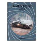 Book titled 'James Bond Cars' by Assouline with a car on the cover.