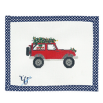 Needlepoint Canvas Jeep Ornament Kit