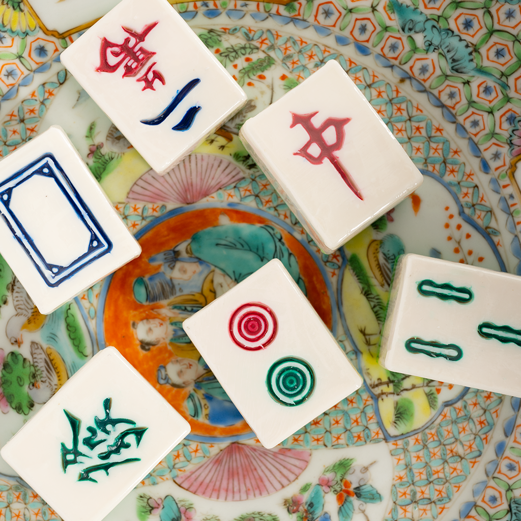 mahjong soap up close