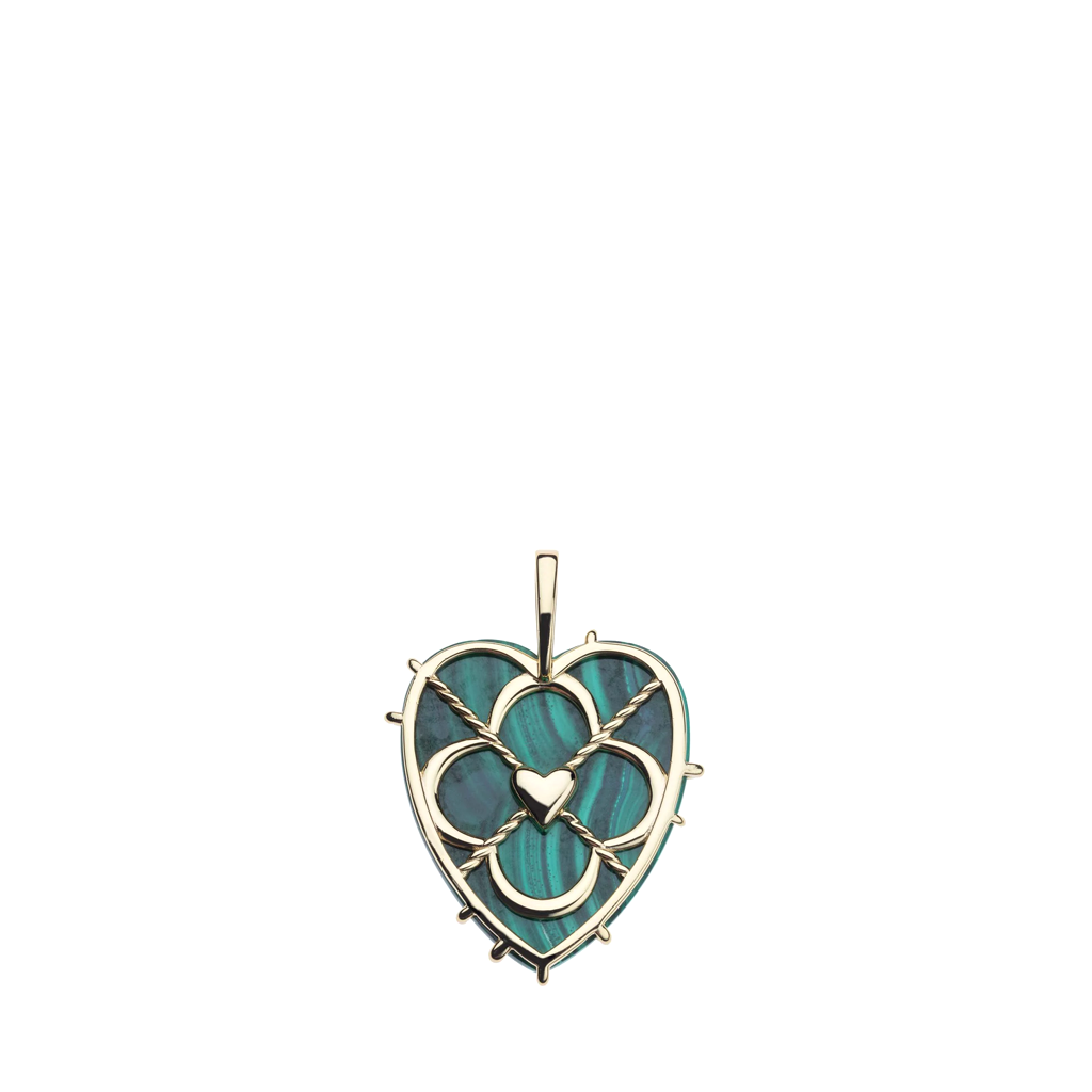 Malachite Love Necklace