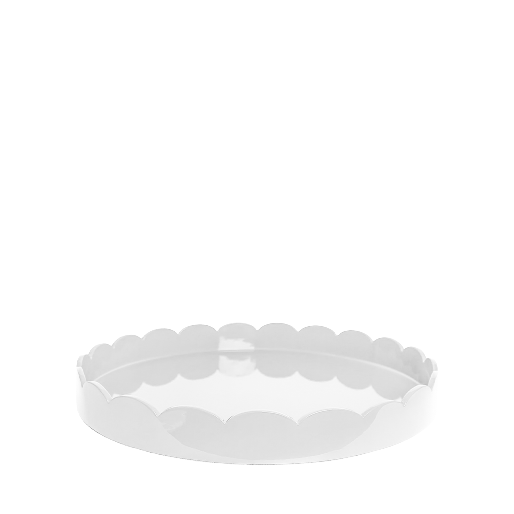 Medium Round Scalloped Tray