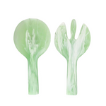 Green Jumbo Resin Salad Servers