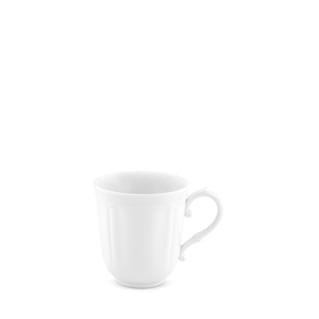 white mug frontal view