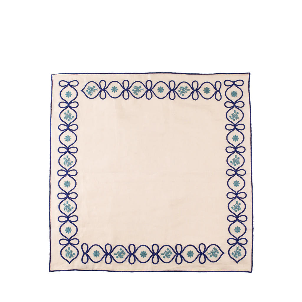 Blue & Green Ribbon Napkin