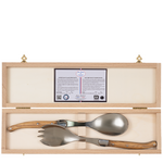 Olive Wood Salad Serve Set