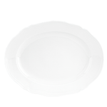 white oval platter