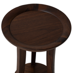 Wooden table on a white background