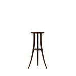 Wooden table on a white background