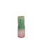 green and pink distorted vase