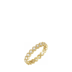 Rose Cut Band, Yellow Gold