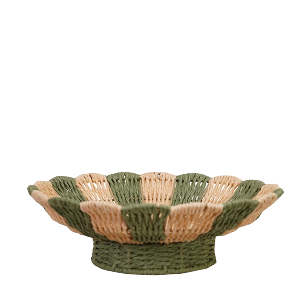 Scalloped Footed Bowl Upward