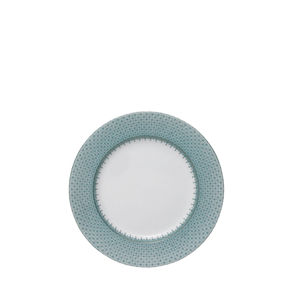 Lace Dessert Plate, Teal